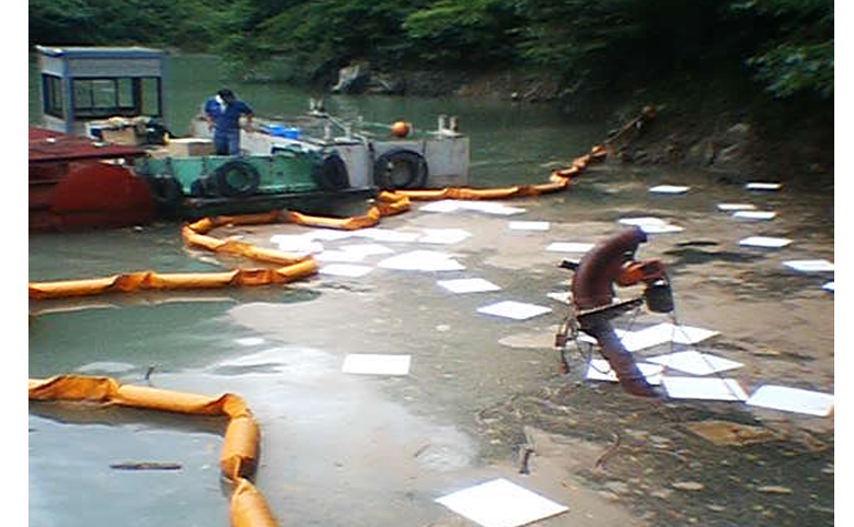 船からの油漏洩